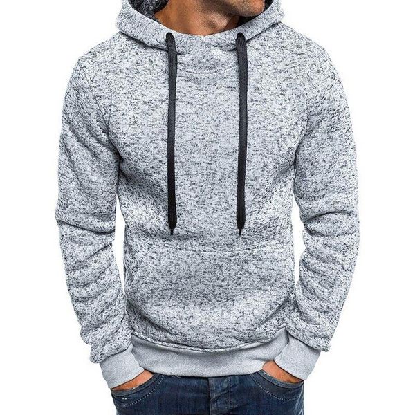 

2021 autumn winter mens hoodies solid color pullover coats men sweatshirt casual plus size sportswear tracsuit hop coats, Black