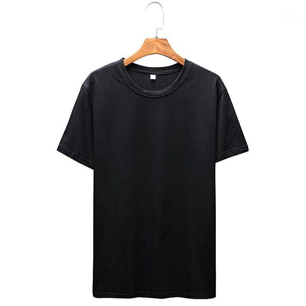 

slim fit o-neck men short sleeve cotton tshirt casual tee mens t shirt brand clothing 2020 t shirt homme1, White;black
