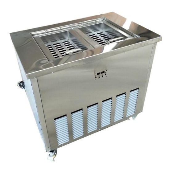 

double molds popsicle making ice cream lolly machine 80pcs each time commercial grade stainless steel