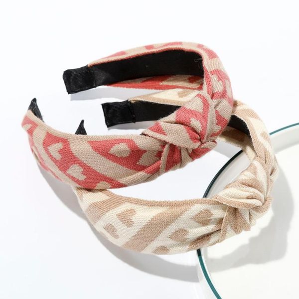 

hair accessories haimeikang knotting bezel head hoop women fashion headwear hairband color matching fabric headband