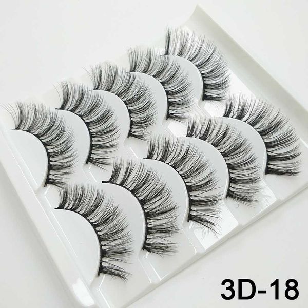 

норка ресницы ручной работы макияж 3d норковые ресницы натуральные ложные ресницы длинные ресницы удлинитель 5 пар из искусственных поддельн