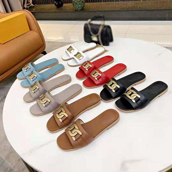 

fashion women sandals selling slippers woman slipper metal decoration shoes slides sandal size 35-40 by shoe008 03, Black