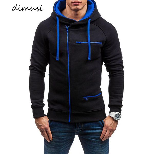 

mens hoodies fashion mens slim hooded sweatshirt coats mens streetwear hip hop hoodies sportswear tracksuit clothing, Black