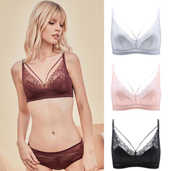 

fashion letter print underwear sets women low waist lace bra panties ladies female min size lingerie set briefs 2020 april1, Red;black