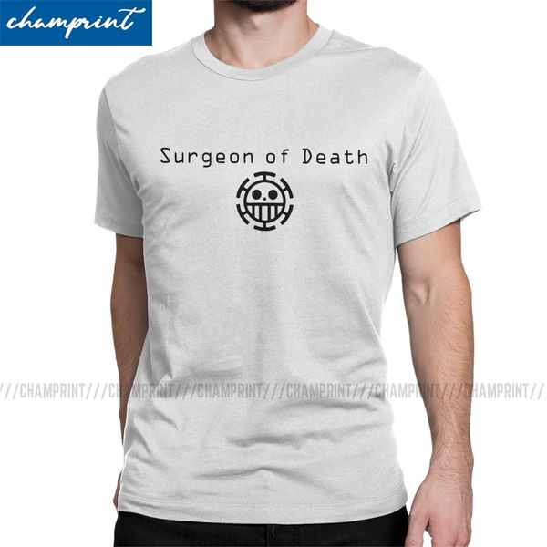 

trafalgar law men's t shirt one piece anime novelty tees short sleeve crewneck t-shirts 4xl 5xl clothing sport hooded sweatshirt hoodie