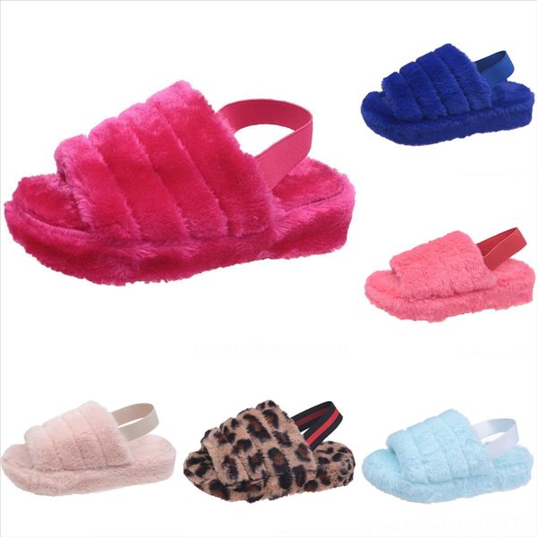

9gg9 colorful plush jelly summer fur slippers women slippers bag cute fluffy open toe plush fashion furry slides slippers slipper sets, Black