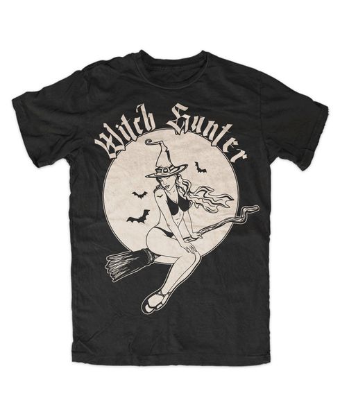 

witch hunter t shirt halloween,hexe,pin up,fun,kult harajuku cool t shirt homme short sleeve cool casual sport hooded sweatshirt hoodie