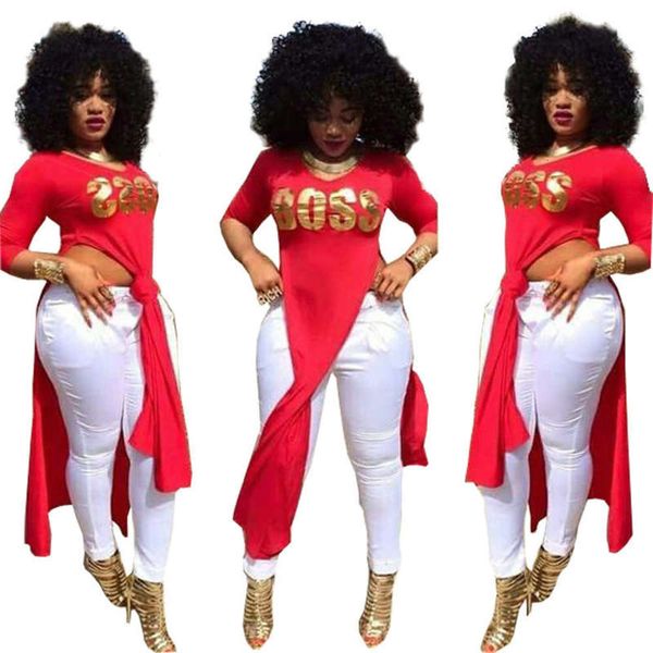 

digital neck lettered bb0081d8119 round stamping offset 7 / 4 sleeve high split t-shirt, Black;gray