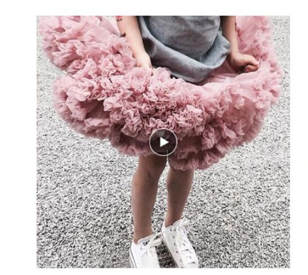 

new baby girls tutu skirt ballerina pettiskirt fluffy children ballet skirts for party dance princess girl tulle clothes, Blue