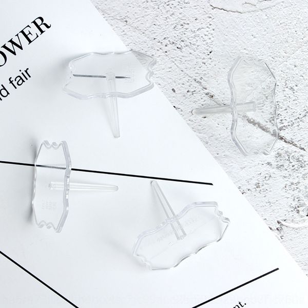 

w2o2v 100 base pieces suppo decoration accessory base cake for ornaments transparent plastic decorative accessories for cake decoration bott