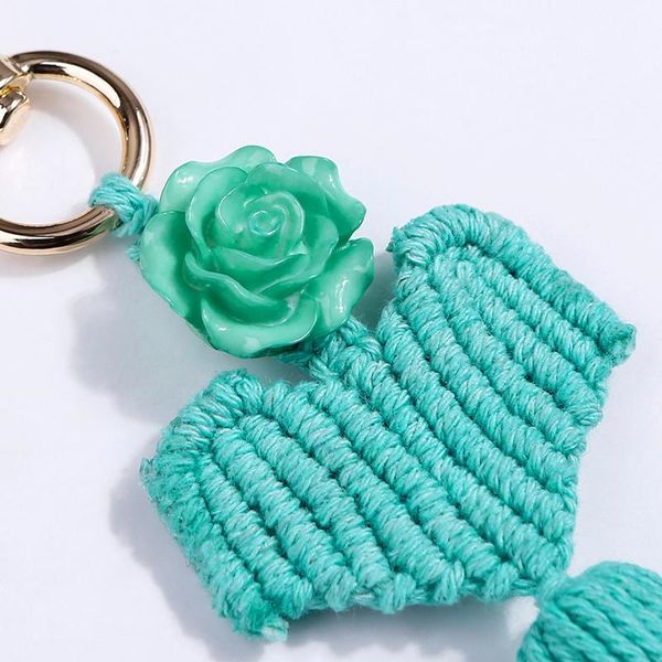 

1шт новый стиль bohemia love flowers tassex diy ювелирные изделия одежда сумка декоративные аксессуары ключей цепи кулон ремесло хлопчатобум