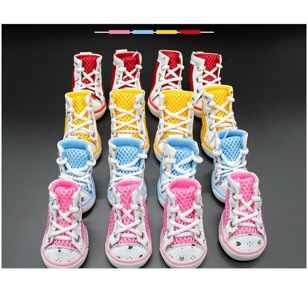 

fashion 4 pieces/lot autumn winter warm dog shoes pu pet pet dog shoes for small large angel boots sqckgq