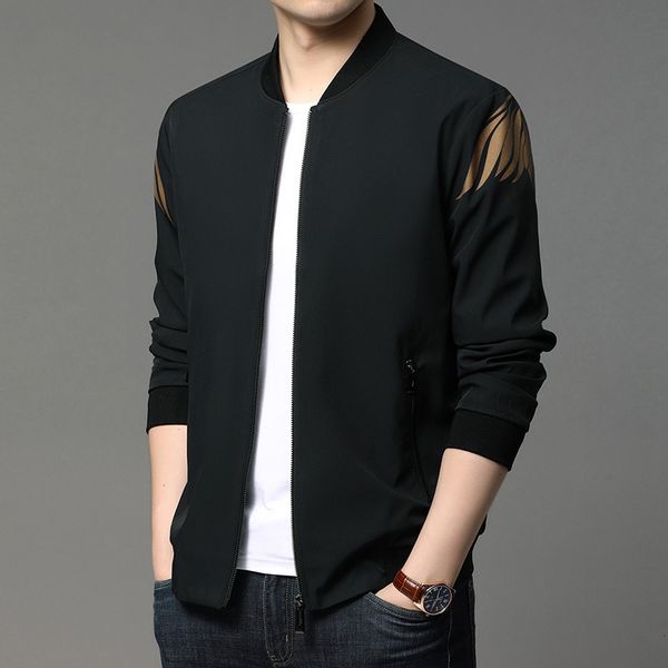 

zhuo danlong autumn 2020 new casual men's jacket m55280, Black;brown