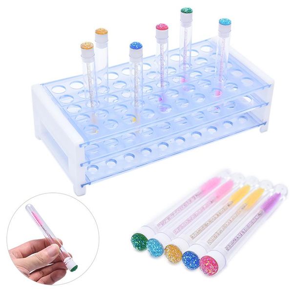 

eyebrow brush tube display stand eyelash brush storage bracket tweezers holder beauty eyelash makeup tools