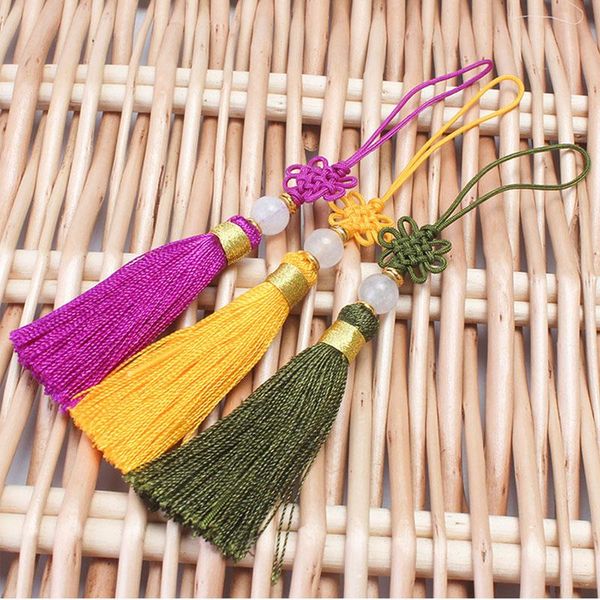 

2pcs lot tassels decorative silk diy tassel silk tassel sewing fabric accessories fringe trim for diy bookmark tassel bag decor h bbyymk