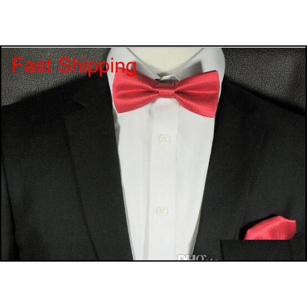 

2016 new 3 suit tie men's formal wear thin polyester jacquard party plaid bow korean version of england clot qylehj bdehome, Black;gray