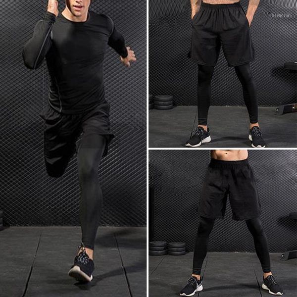 

men running fitness joggers training trousers sport jogging pants exercise gym long pant male outdoor active sportswear s-5xl1, Black