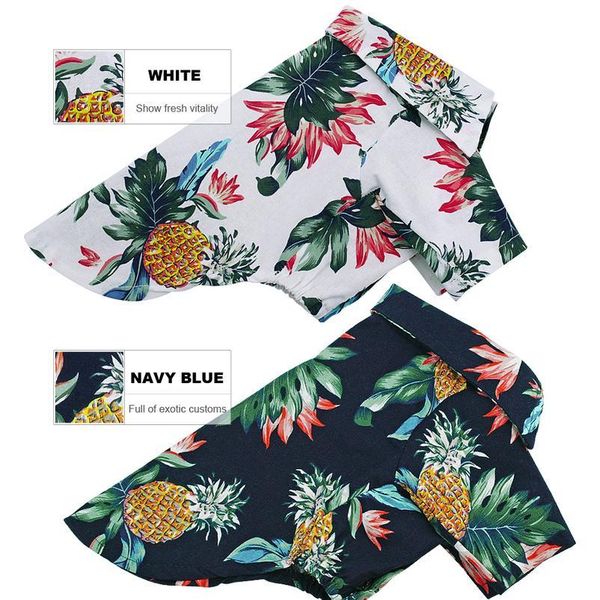 

spring summer dog clothes for small medium dogs cats cotton printed pet puppy chihuahua clothing pug yorkshire t-shir jllujd