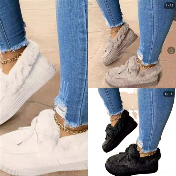 

x8hql winter household shoes couple home slippers furry warm indoor cotton mop cotton yarn women shoes for plus velvet snow, Black