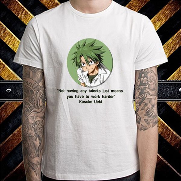 

new the law of ueki quote anime cartoon men's white t-shirt size s to 3xl popular tee shirt sport hooded sweatshirt hoodie