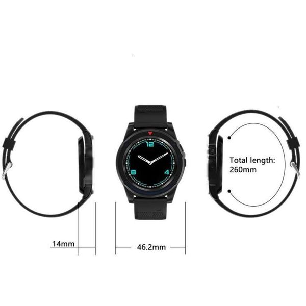

watch r18 bluetooth sim dial pedometer exercise calorie wristband men's black smart wristjk