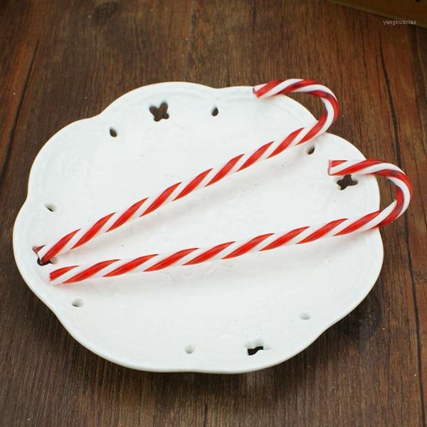 

christmas decorations candy canes pendant for tree party decoration gift drop 1