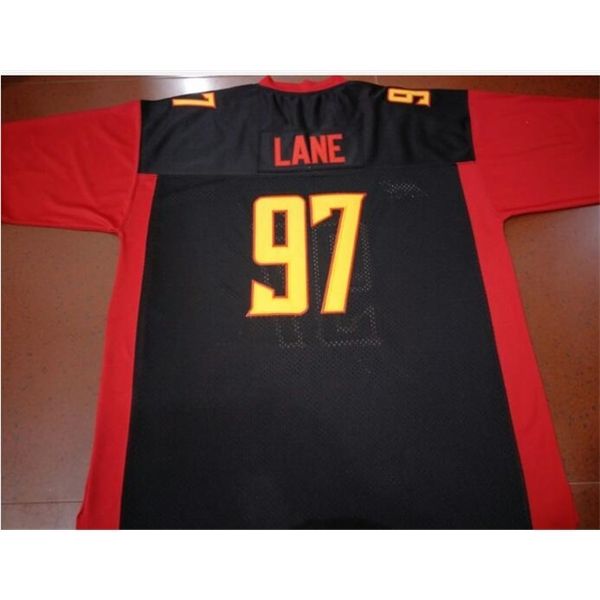 

custom 121 youth women xfl la wildcats #12 luis perez #97 lane jersey size s-4xl or custom any name or number jersey, Black