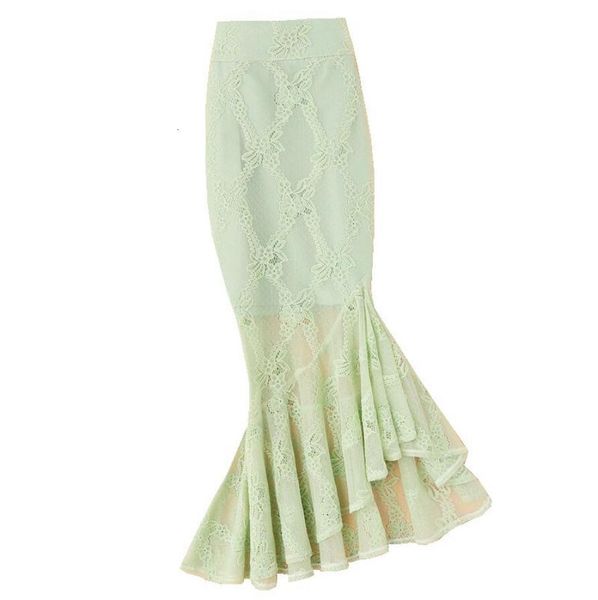 

2021 spring irregular summer income fishtail female high waist thin hip mermaid package skirt office lady more size 4xl q701 bp5i, Black