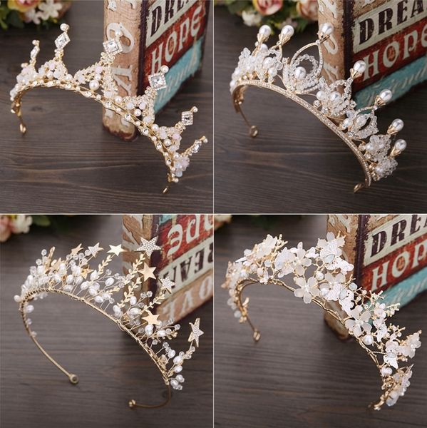 

headdress bride atmosphere crown new korean wedding dress accessories princess hair band, Silver