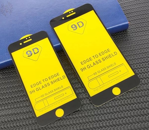 

for iphone 12 wholesale 9d full cover tempered glass screen protector for iphone 11 pro max 8 7 plus 6 6s se2 xs max xr x curved