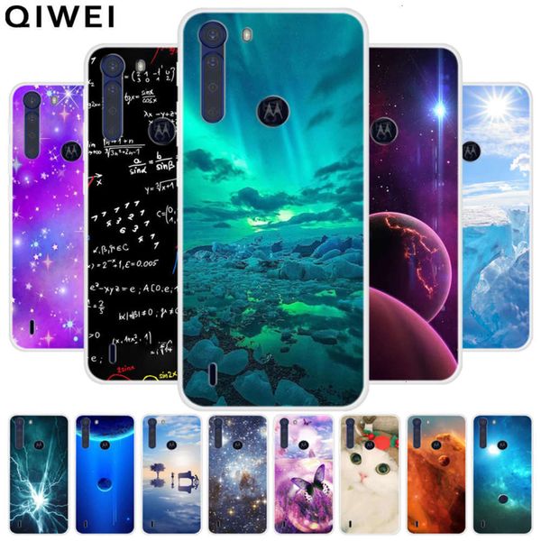 

bgrfmotorola one fusion plus mobile phone cover, motorola one fusion plus soft paint tpu silicone shellswza