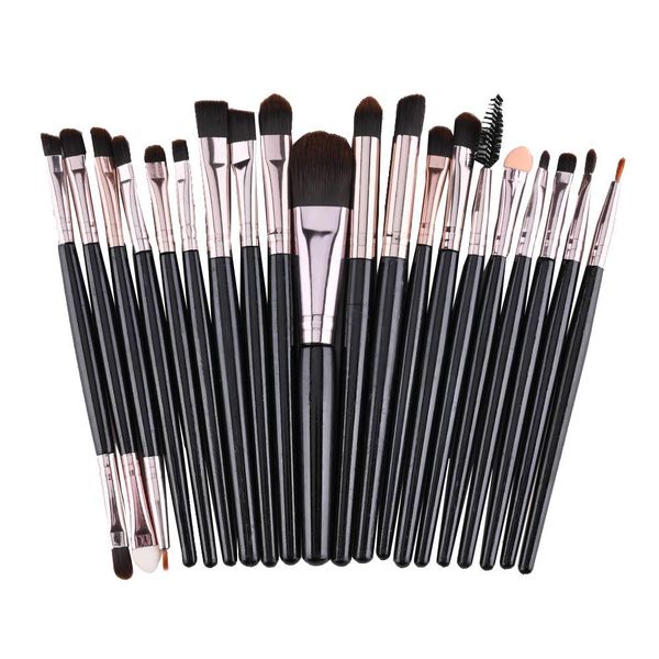 

кисть для макияжа 1set luxury шампанского для макияжа фонд румяна тени для век корректор для губ глаз кисти косметика красота инструменты sq