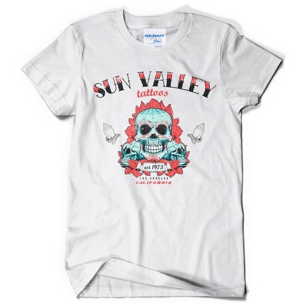 

sport 2017summer style fashion men brand clothing o-neck short sleeve white tee shirt sun valley brand t-shirts print t-shirt short