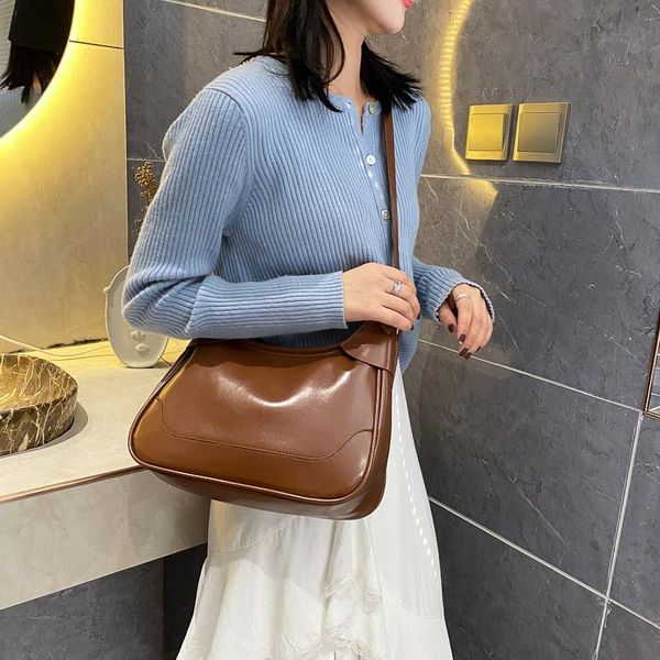 

pu shoulder bag for women 2020 fashion handbag solid color leather crossbody messenger bag travel hand tote vintage women bags