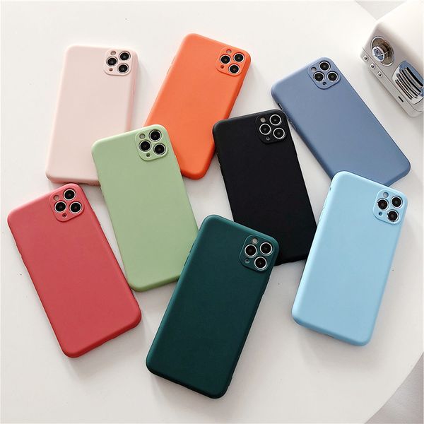

luxury protect camera soft silicone phone 11 pro x xs max cover for iphone 7 8 plus xr case coque capa