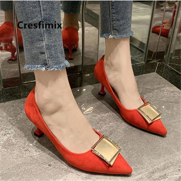 

female fashion black high heel pumps women sweet red spring slip on heel shoes cute shoes sapatos azuis e90241