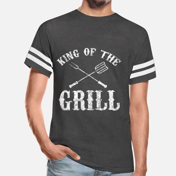 

king of the grill pun barbecue funny apparel designers graphic t shirt customized print casual tracksuit hoodie sweatshirt