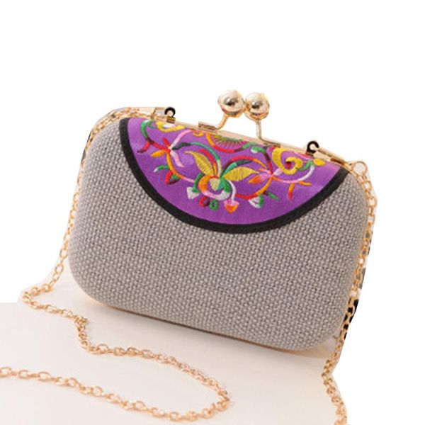 

women purse popular messenger bag original shoulder bag retro embroidery banquet national new evening female handbag