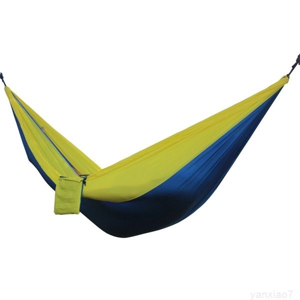 

portable outdoor 2 person garden sport leisure camping hiking travel kits 6 colors hanging bed hammocks