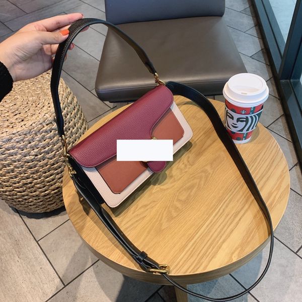 

luxurys fashion shoulder bags new style baguette wide strap crossbody woman handbag designers genuine leather bag handbag flap underarm bag