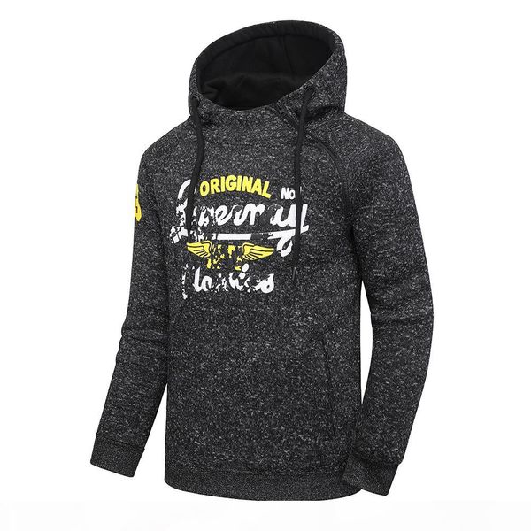 

mens hoodies original letters printed high street sweatshirts male solid color casual hip hop pullover asian size ing, Black