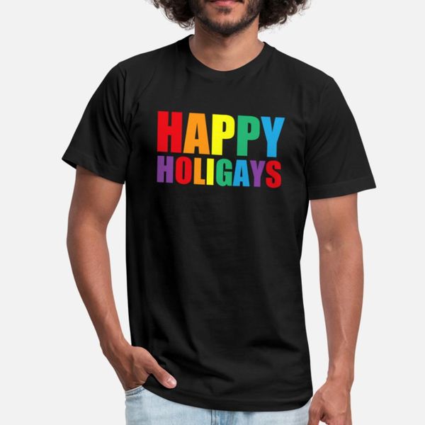 

happy holigays lgbt gift say gay pride csd designers graphic t shirt hip hop oversized casual tracksuit hoodie sweatshirt