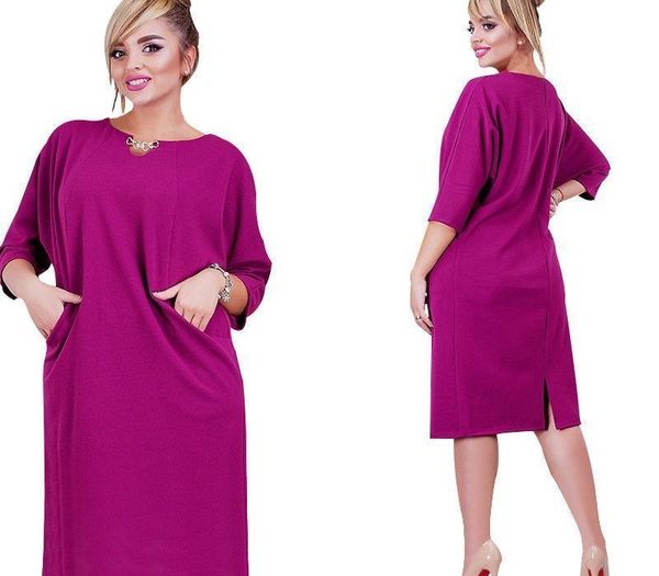 

big size clothes for women dresses plus size women causal loose dress summer spring o-neck, Black;gray