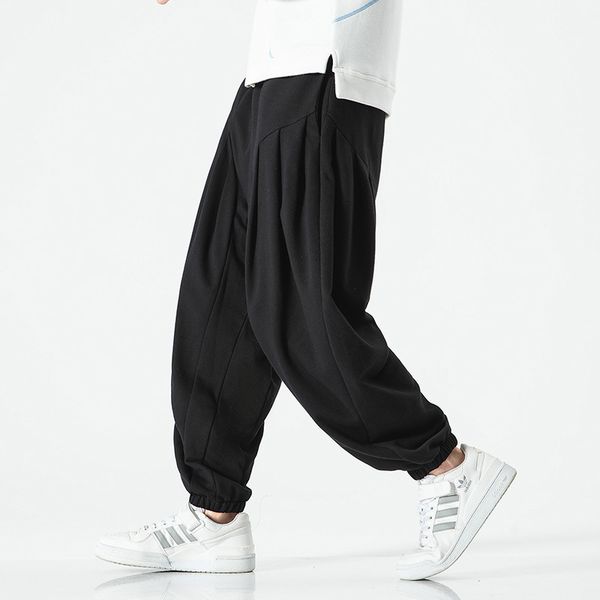 

2020 autumn harem trousers ankle-length loose pant mens joggers casual sweatpants men pants for male dropshipping