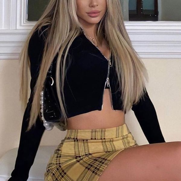 

2021 new autumn winter women cardigans sweaters two-color with double zipper warm sweater long sleeve female elegant outwear nv5j, White;black