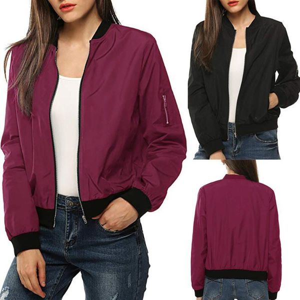 

denim jacket korea classic quilt cowgirl jacket long sleeve cool short bomber zip flight women's veste femme, Black;brown