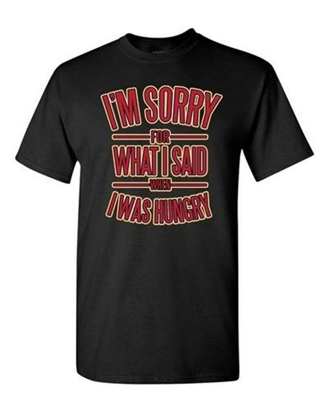 

i'm sorry for what i said when i was hungry funny parody dt t-shirt tee christmas gifts tee tshirt sport hooded sweatshirt hoodie