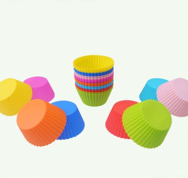 

7cm sile soft round cake muffin chocolate cupcake molds bakeware maker mold tray baking cup liner molds liner b sqcyqc bdenet