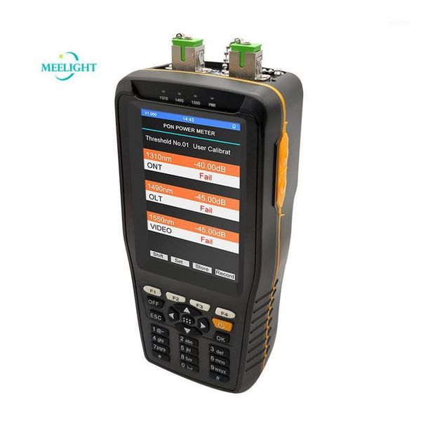 

fiber optic equipment pon power meter tester optical ftth vfl opm built-in lithium battery1