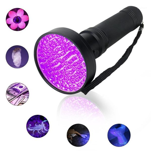 

uv 10w 100 leds 395 nm uv led torch back detector light for dog cat urine, pet stains, bed bugs, scorpions 6 x1